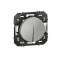 Double interrupteur ou va-et-vient dooxie 10AX 250V~ finition alu