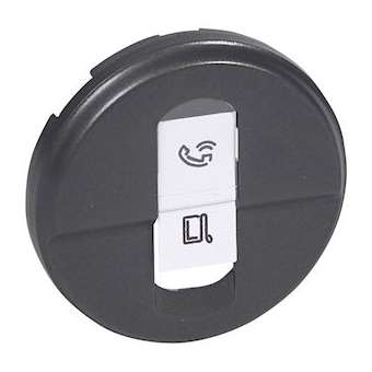 Enjoliveur Céliane pour prise RJ45 - finition graphite|Legrand-LEG067951