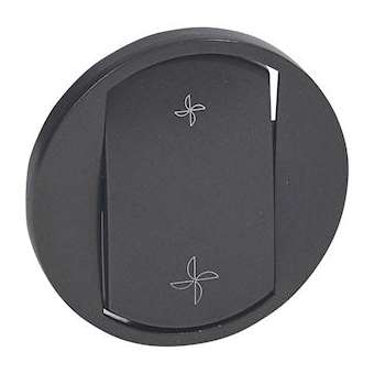 Enjoliveur Céliane pour commande VMC - finition graphite|Legrand-LEG067961