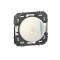 Poussoir simple voyant lumineux marquage sonnette dooxie 6A 250V~ finition blanc