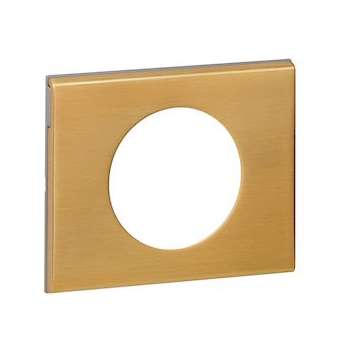 Plaque Céliane Matières 1 poste - finition Bronze Doré|Legrand-LEG069131