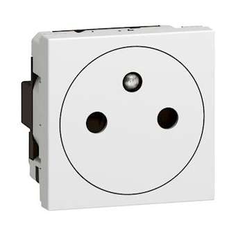 Prise de courant Surface Mosaic - 2P+T - 2 modules - blanc antimicrobien|Legrand-LEG077132