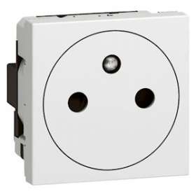 Prise de courant Surface Mosaic - 2P+T - 2 modules - blanc antimicrobien|Legrand-LEG077132