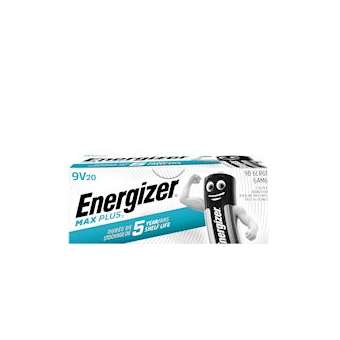 Pile alcaline Max Plus 9V x 20 notre pile alcaline qui dure le plus longtemps|Energizer france-RSN423204