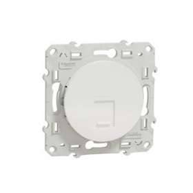 Odace, prise RJ45 Blanc, grade 1 (téléphone) cat. 5 UTP, à griffes|Schneider Electric-SCHS525471