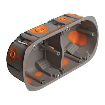 Boîte BBC 2 postes D 67 entraxe 71 profondeur 50 mm (x 50)|EMX-EMX100250