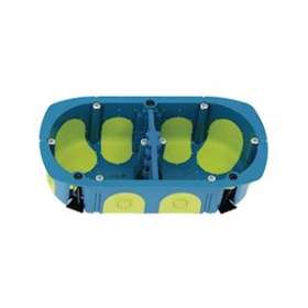 Boîte d'encastrement R'igid Box multimatériaux 2 postes profondeur 50 mm|Bizline-BIZ511250