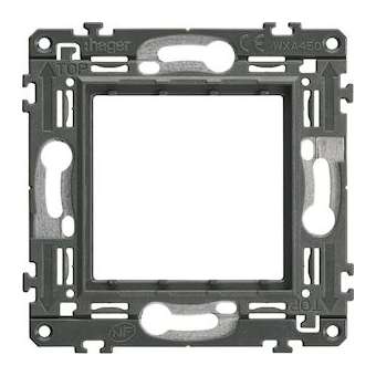 Support gallery 2 modules pour mécanismes gallery|Hager-HAGWXA450