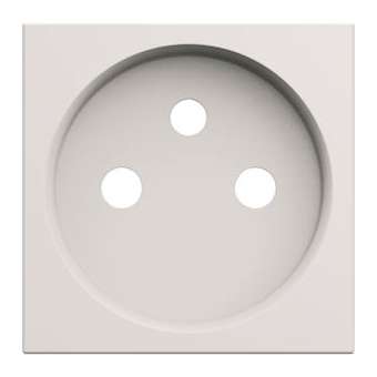 Enjoliveur prise de courant 2 pôles + terre gallery pure|Hager-HAGWXD100B