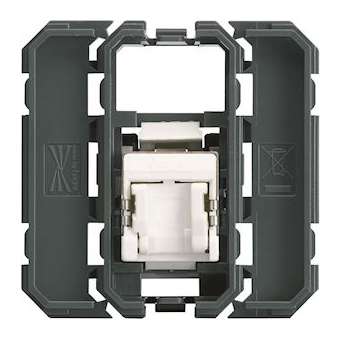 Prise RJ45 gallery cat.6 FTP|Hager-HAGWXF224