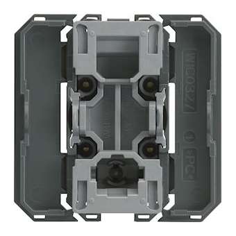 Interrupteur va&vient gallery avec enjoliveur blanc 2 modules carton de 50|Hager-HAGWXF001B50