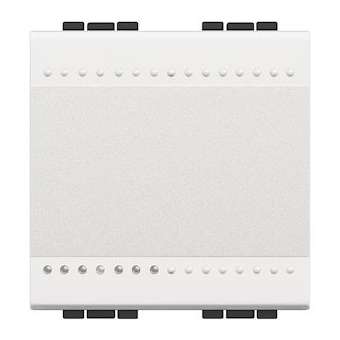 Interrupteur ou va-et-vient à bascule Livinglight - Blanc - 2 modules|Bticino-TICN4003M2A