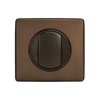 Enjoliveur large Céliane pour interrupteur/va-et-vient/poussoir lum - graphite|Legrand-LEG065204