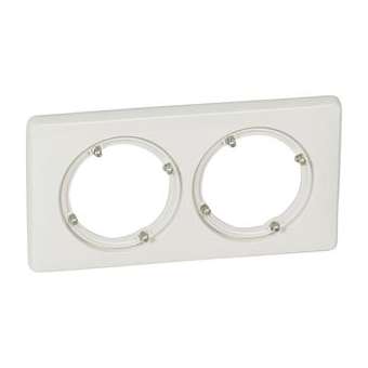 Plaque Céliane IP44 2 postes - Blanc|Legrand-LEG069072