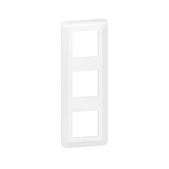 Plaque de finition verticale Mosaic pour 3x2 modules blanc|Legrand-LEG078823L