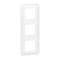 Plaque de finition verticale Mosaic pour 3x2 modules blanc