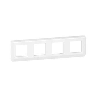 Plaque de finition horizontale Mosaic pour 4x2 modules blanc|Legrand-LEG078808L