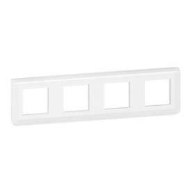 Plaque de finition horizontale Mosaic pour 4x2 modules blanc|Legrand-LEG078808L