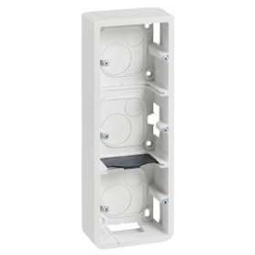 Cadre Mosaic pour 3 x 2 modules montage vertical - profondeur 40mm|Legrand-LEG080283