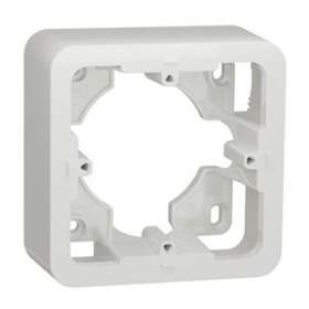 Unica - boîte en saillie - blanc - 1 poste|Schneider Electric-SCHNU840218