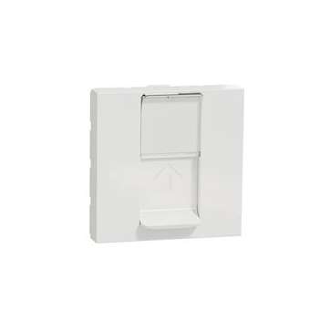 Unica - prise RJ45 simple - cat 6 FTP - 2 mod - Blanc - méca seul|Schneider Electric-SCHNU341918