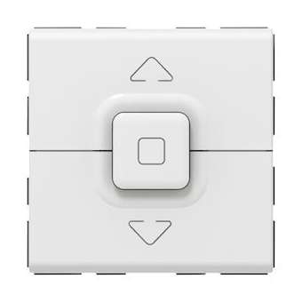 Poussoir 500W maximum Mosaic pour 1 volet roulant - blanc|Legrand-LEG077025