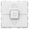 Poussoir 500W maximum Mosaic pour 1 volet roulant - blanc