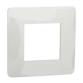 Unica Studio - plaque de finition - Blanc - 1 poste|Schneider Electric-SCHNU200218