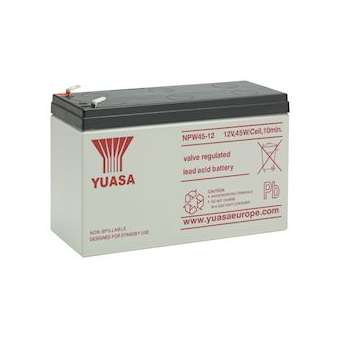 Batterie stationnaire étanche pour application onduleurs 8.5Ah 12V - bac std|Yuasa-YUANPW45-12L