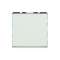 Poussoir/inv porte-étiq Mosaic Easy-Led 6A 250V~ 2 mod blanc antimic