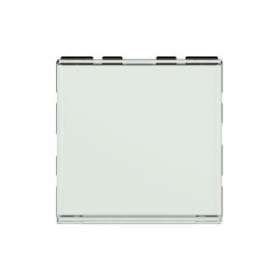 Poussoir/inv porte-étiq Mosaic Easy-Led 6A 250V~ 2 mod blanc antimic|Legrand-LEG077043L