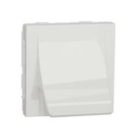 Unica - sortie de câble - pour câble D 6 à 12mm - 2 mod - Blanc - méca seul|Schneider Electric-SCHNU386218