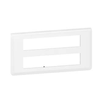 Plaque de finition Mosaic pour 2x10 modules blanc|Legrand-LEG078828L