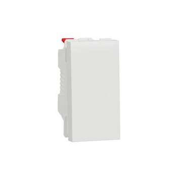 Unica - bouton-poussoir NO - 10A - connex rapide - 1 mod - Blanc - méca seul|Schneider Electric-SCHNU310618F