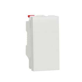Unica - bouton-poussoir NO - 10A - connex rapide - 1 mod - Blanc - méca seul|Schneider Electric-SCHNU310618F