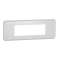 Unica Pro - plaque de finition - Blanc - 6 modules