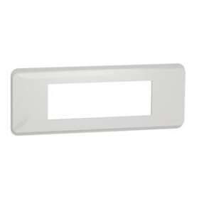 Unica Pro - plaque de finition - Blanc - 6 modules|Schneider Electric-SCHNU411618