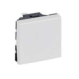 Interrupteur ou va-et-vient 10AX 250V~ Mosaic 2 modules - blanc|Legrand-LEG077011