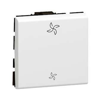 Commande de VMC Mosaic - blanc antimicrobien|Legrand-LEG077027L