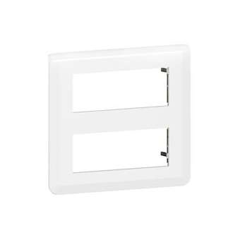 Plaque de finition Mosaic pour 2x5 modules blanc|Legrand-LEG078830L