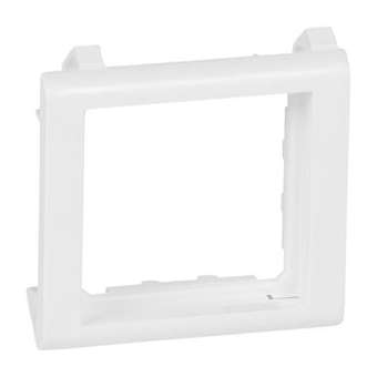 Support de plaque étroit pour paroi mince Batibox 2 modules - blanc|Legrand-LEG080291