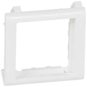 Support de plaque étroit pour paroi mince Batibox 2 modules - blanc|Legrand-LEG080291