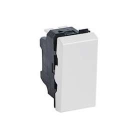 Interrupteur ou va-et-vient 10AX 250V~ Mosaic 1 module - blanc|Legrand-LEG077001