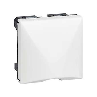 Sortie de câble Mosaic avec serre-câble 2 modules - blanc|Legrand-LEG099644