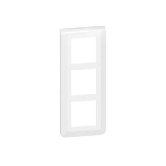 Plaque de finition verticale spéciale rénovation Mosaic pour 3x2 modules blanc|Legrand-LEG078856L