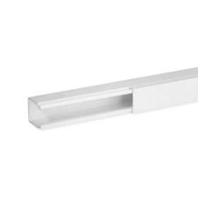 Goulotte de distribution non cloisonnable TA-E 25x30 1 compartiment blanche|Iboco-IBOB00323