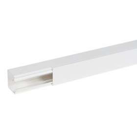 Goulotte distribution Viadis 60x60mm-Fond+couvercle-1 compart-Longueur 2m-Blanc|Planet wattohm-PLW16400