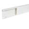Goulotte distribution Viadis 200x60mm-Fond+couvercle-1 compart-Longueur 2m-Blanc
