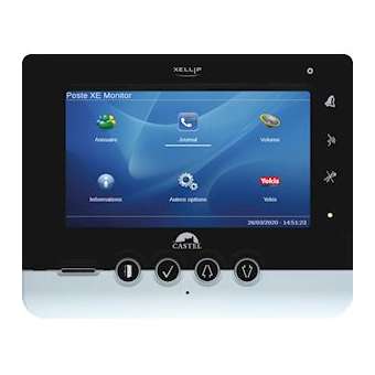 Moniteur de réception audio vidéo, écran couleur 7' tactile - alim PoE|Castel-CST500.8000