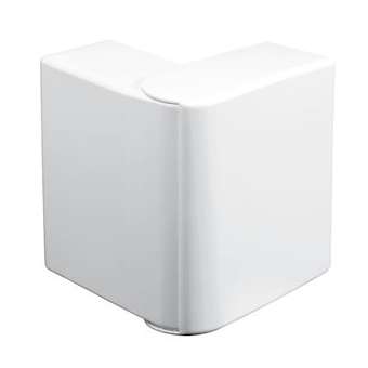 Angle extérieur variable 60DEGà 120DEG-Pour goulotte Logix, Logix ZH 130x50mm-Bl|Planet wattohm-PLW48008